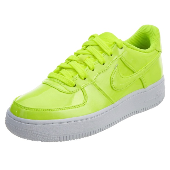 Nike Air Force Ones LV8 UV Volt / White - Picture 1 of 5